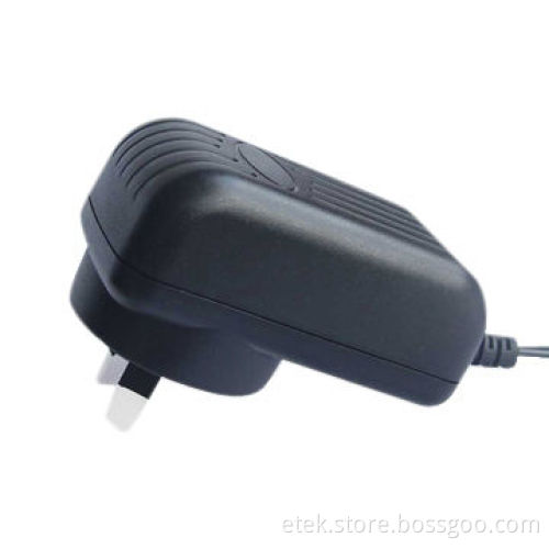 12W Switching Power Adapter with Australian AC Plug and 0.25A Input Current